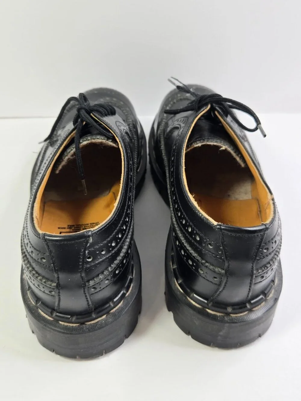 Gripfast Shoes Posers Leather Brogue Derby US size 5 Made in England